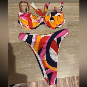 Colorful Abstract Bikini Set